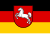 Landesflagge von Niedersachsen