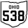 State Route 538 marker