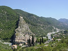 Entrevaux, au bord du Var