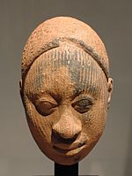 Cabeza de terracota de la ciudá d'Ife (sieglos XII-XIV)