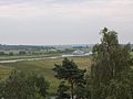 Der Prerower Strom von der engsten Stelle zur Ostsee in Richtung Bodden gesehen