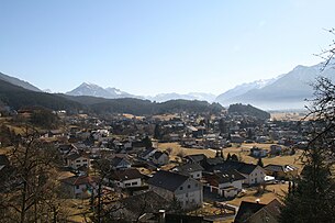 Satteins, Blick von der L50