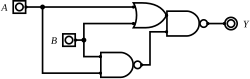 XNOR implemention using a NAND and an OAI gate