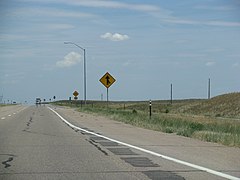 I-76 in northeastern Colorado, near Brush