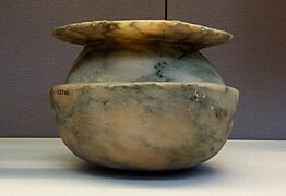 Pot de guix, període dinàstic arcaic I (ca. 2900–2700 aC). Museu Britànic.