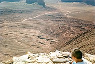 Layers in Monument Valley, Arizona. These are accepted as being formed, at least in part, by water deposition. Since Mars contains similar layers, water is considered a major cause of layering on Mars.