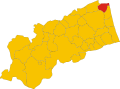 Collocatio finium Municipii in Provincia Asculana.