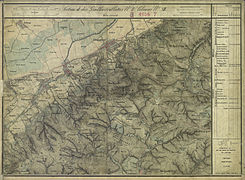 Landesaufnahme 1873: Im Norden von Mauerbach lag in den Gebäuden der Kartause (Mitte unten rechts) das damalige Wiener Versorgungshaus