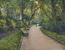 Le Parc Monceau (1877), Gustave Caillebotte (1848-1894)