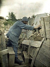 Fotografia z okresu I wojny światowej wykonana techniką autochromu