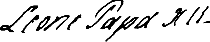 Pope Leo XII signature.png