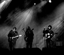 Conor Oberst and the Mystic Valley Band at the Leeds Festival, 22 August 2008.