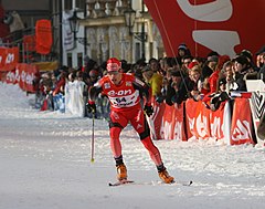 Bundi bei der Tour de Ski 2007 in Prag