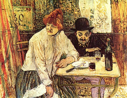 På caféen La Mie, 1891 A la Mie