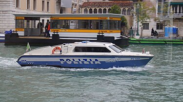 A police boat