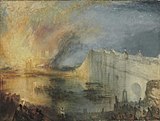 William Turner, Požar u Domu lordova i Domu komuna (1835), Muzej umjetnosti u Philadelphiji