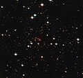 Cúmulo de galaxia PSZ2 G138.61-10.84, el cual es enorme y se encuentra a 6 billones de años luz de distancia.[10]​