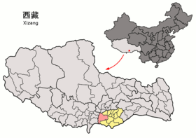 Localisation de Làngkǎzǐ Xiàn