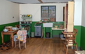 1940's kitchen, Milestones Museum