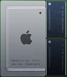 Піктограма системи на чипі на базі Apple M2 ARM, яка використовується Apple Inc. у своєму програмному забезпеченні, рекламі тощо.