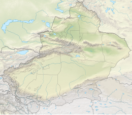 Lop Nur is in the southeast of China’s