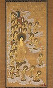 Welcoming descent of Amida Buddha and twenty-five bodhisattvas.jpg