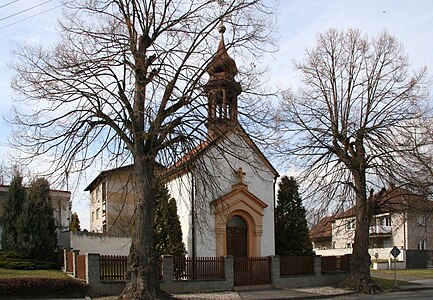 Chapelle à Úhřetice.