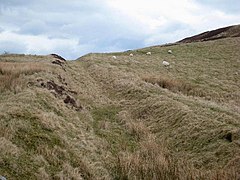 The Stanegate above Vindolanda - geograph.org.uk - 785569.jpg