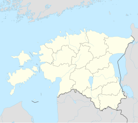 Tallinn na mapi Estonije