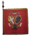 Serbian uprising flag with the Triballi coat of arms (1804), Belgrade Military Museum