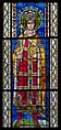 English: Romanesque stained glass depiction of Otto III, Holy Roman Emperor; Cathedral of Our Lady of Strasbourg, France