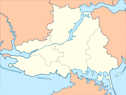 Kakhovka is located in Kherson Oblast