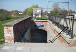 Ingang verbindingstunnel