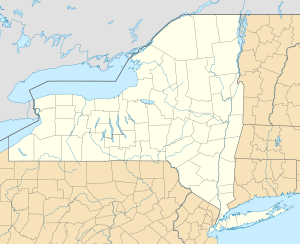 Map showing the location of Neversink Preserve