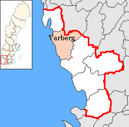 Varberg – Localizzazione