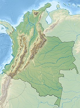 Serranía del Naquén ubicada en Colombia