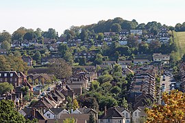 Onslow village viewed from the cathedral