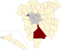 Mappa dei quartieri di