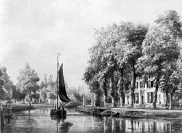 Tekening Grashuisse door P.J. Lutgers (1836-1868)