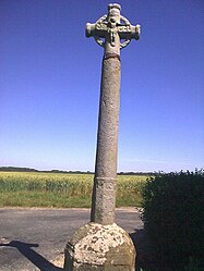 The cross at the entrance to Saint-Pierre-en-Port