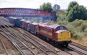 37717 in early EW&S livery at St Denys