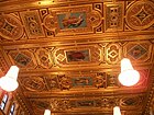 Verguld cassetteplafond met plafondschilderingen, Wiener Musikverein, Wenen