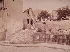 Passaggio Vandrezanne intorno al 1900 (foto Eugène Atget).