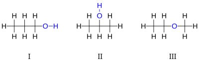 Isomer-isomer C3H8O