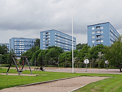 A área residencial de Blå Staden