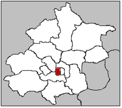 Codas/Distretto di Xicheng - Localizzazione