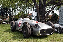 Mercedes W196 F1 car in Buenos Aires