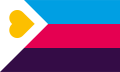 Polyamorie - Pride vlag