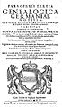 Genealogica Germanie Notitia 1655