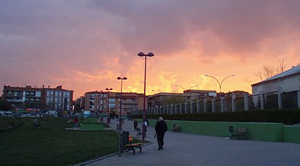Sunset in La Alhóndiga